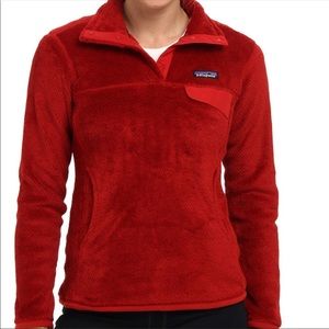 Patagonia Red Re-Tool Snap-T Pullover